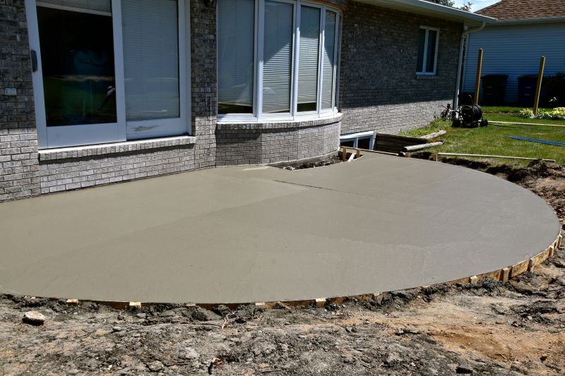 Concrete Patio Construction detail